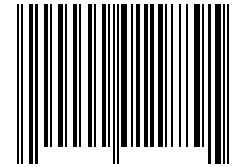 Number 11889 Barcode