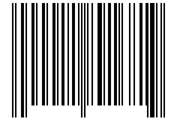 Number 11891681 Barcode