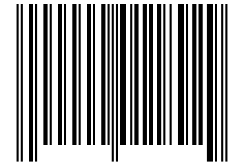Number 11892 Barcode