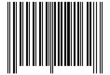 Number 119162 Barcode