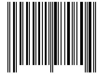 Number 11970804 Barcode