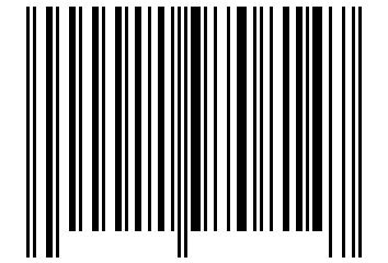 Number 11970814 Barcode