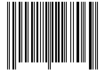 Number 12116806 Barcode