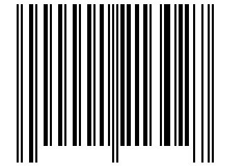 Number 1213027 Barcode