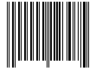 Number 123075 Barcode