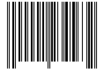 Number 1234563 Barcode