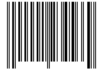 Number 1234566 Barcode
