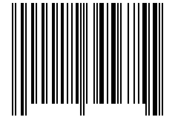 Number 12345675 Barcode