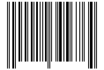Number 12345676 Barcode