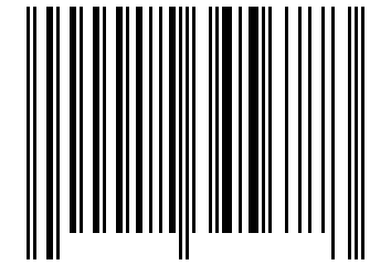 Number 12345677 Barcode