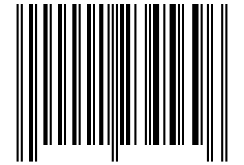 Number 1234569 Barcode