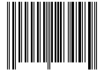 Number 123458 Barcode