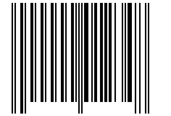Number 12348 Barcode