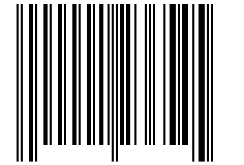Number 1236545 Barcode