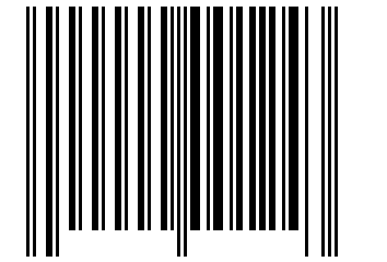 Number 1243 Barcode
