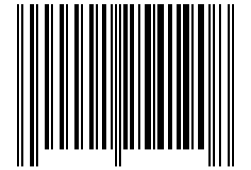 Number 1254190 Barcode