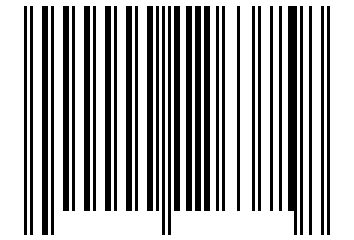 Number 126375 Barcode