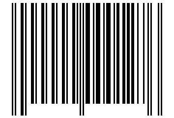 Number 127 Barcode