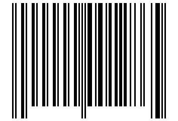 Number 1286 Barcode