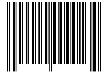 Number 13 Barcode
