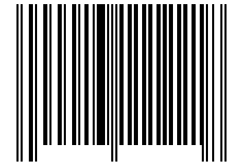 Number 13111221 Barcode