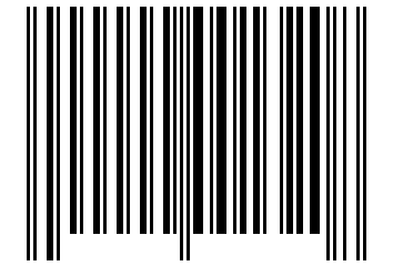 Number 1320 Barcode