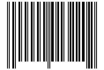 Number 13220 Barcode