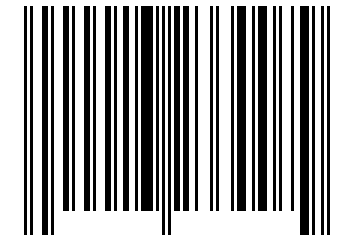 Number 13233007 Barcode