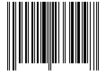 Number 13233009 Barcode