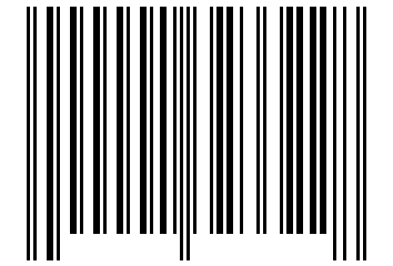 Number 1323322 Barcode