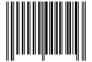 Number 1325 Barcode