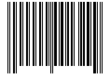 Number 1329 Barcode