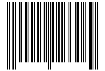 Number 13308 Barcode