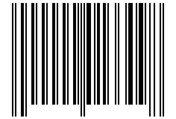 Number 13309 Barcode