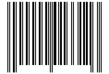 Number 13311 Barcode