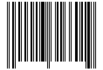 Number 13316601 Barcode