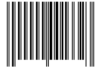 Number 1332 Barcode