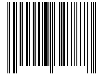 Number 13327873 Barcode