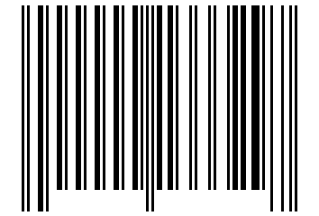 Number 133329 Barcode
