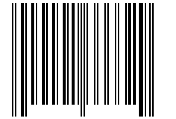 Number 1333329 Barcode