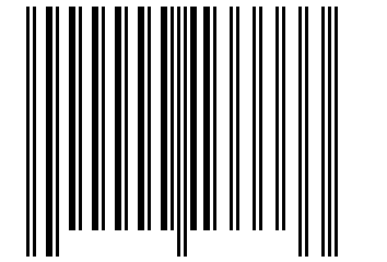Number 133333 Barcode