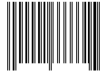 Number 1333331 Barcode