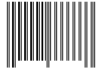 Number 1333333 Barcode