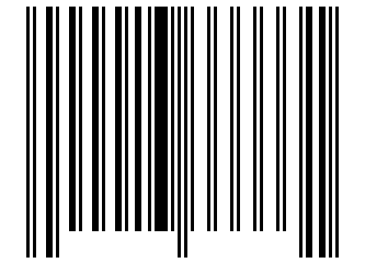 Number 13333331 Barcode