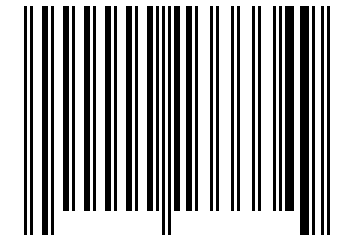 Number 133334 Barcode
