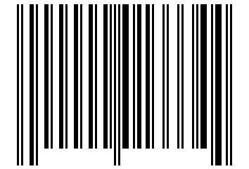 Number 13334 Barcode