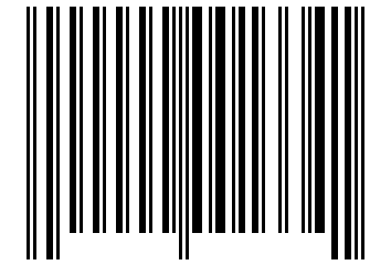 Number 1334 Barcode