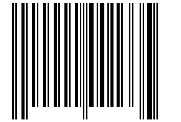Number 1335 Barcode