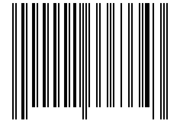 Number 1336334 Barcode