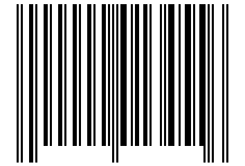 Number 13455 Barcode